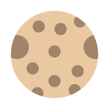 Kişisel ve ticari kullanım için Ay Vektörü Düz Simgesi