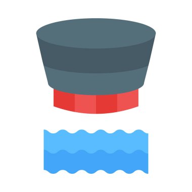 Kişisel ve ticari kullanım için Nem Algılayıcı Vektörü Düz Simgesi