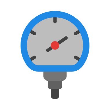 Kişisel ve ticari kullanım için Baskı Metre Vektörü Düz Simgesi