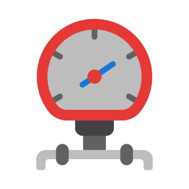 Kişisel ve Ticari Kullanım İçin Gaz Vektörü Düz Simgesi