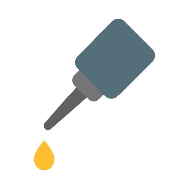 Kişisel ve ticari kullanım için Yağlayıcı Vektör Düz Simgesi