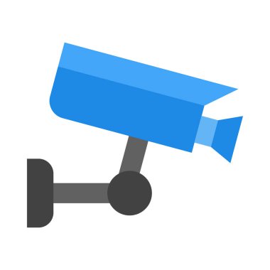 Kişisel ve ticari kullanım için CCCTV Vektör Düz Simgesi