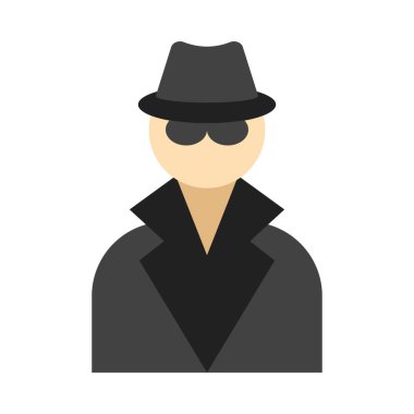 Kişisel ve Ticari Kullanım İçin Dolandırıcılık Vektörü Düz Simgesi