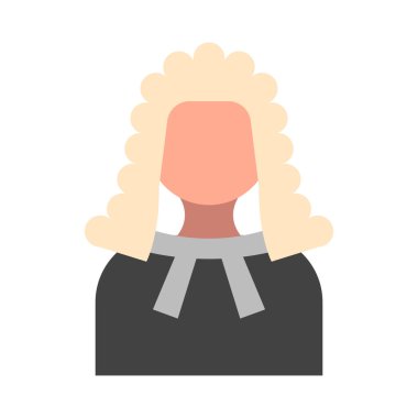 Kişisel ve Ticari Kullanım için Hakim Vektörü Düz Simgesi