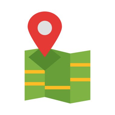 Kişisel ve Ticari Kullanım İçin Yer Tutucu Vektörü Düz Simgesi