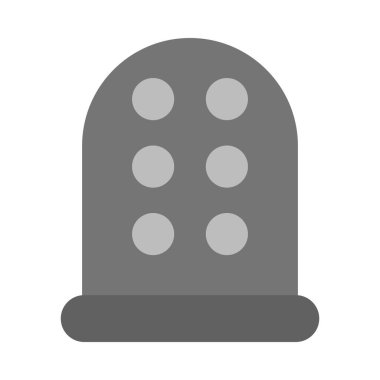 Kişisel ve ticari kullanım için Yüksük Vektör Düz Simgesi