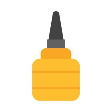 Kişisel ve ticari kullanım için Sıvı Yapıştırıcı Vektörü Düz Simgesi