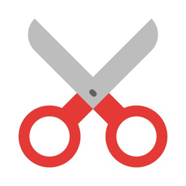 Kişisel ve Ticari Kullanım İçin Makas Vektör Düz Simgesi