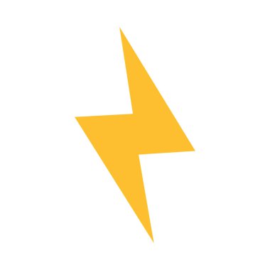 Kişisel ve ticari kullanım için Aydınlatma Vektörü Düz Simgesi