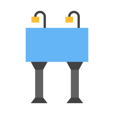 Kişisel ve ticari kullanım için Billboard Vektör Düz Simgesi