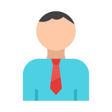 Kişisel ve Ticari Kullanım İçin Kullanıcı Vektörü Düz Simgesi