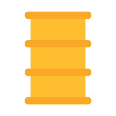 Kişisel ve ticari kullanım için Fıçı Vektörü Düz Simgesi