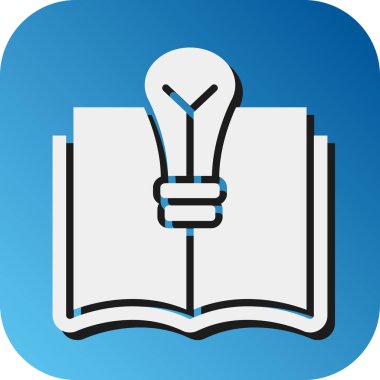 Kişisel ve ticari kullanım için Bilgi Vektörü Glyph Gradyan Arkaplan Simgesi