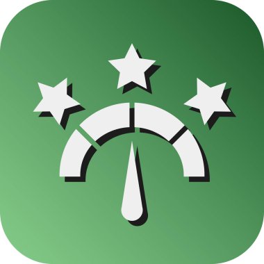 Kişisel ve Ticari Kullanım İçin Performans Vektörü Glyph Gradyan Arkaplan Simgesi