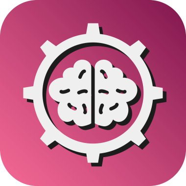 Kişisel ve Ticari Kullanım İçin Stres Yönetimi Vektörü Gradyan Arkaplan Simgesi