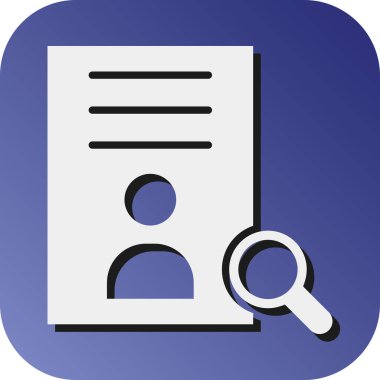 Kişisel ve ticari kullanım için Vektör Glyph Gradyan Arkaplan Simgesi İşe Alınıyor