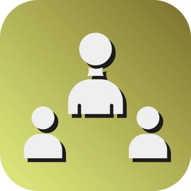 Kişisel ve Ticari Kullanım İçin Vektör Glyph Gradyan Arkaplan Simgesi Buluşması