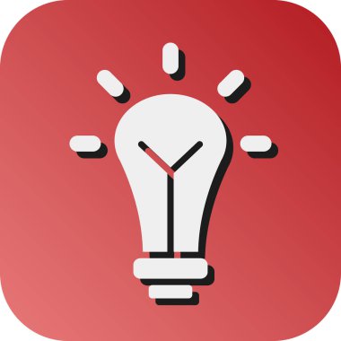 Kişisel ve Ticari Kullanım İçin Yaratıcı Vektör Glyph Gradyan Arkaplan Simgesi