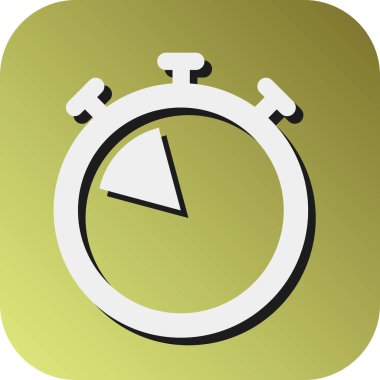 Kişisel ve ticari kullanım için Zamanlayıcı Vektörü Gradyan Arkaplan Simgesi