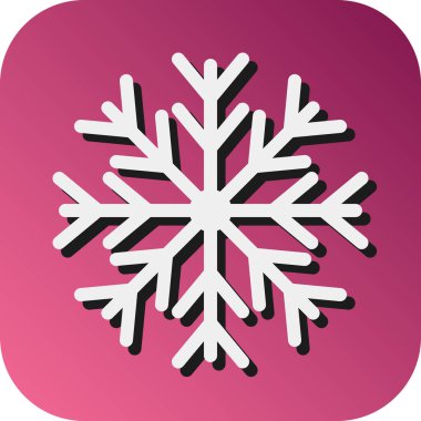 Kişisel ve Ticari Kullanım İçin Kış Vektörü Glyph Gradyan Arkaplan Simgesi