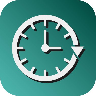 Kişisel ve Ticari Kullanım için Saat Yönünde Vektör Gradyan Arkaplan Simgesi