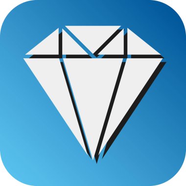 Kişisel ve ticari kullanım için Değer Vektörü Glyph Gradyan Arkaplan Simgesi