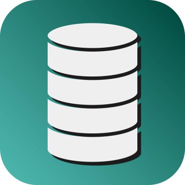 Kişisel ve ticari kullanım için Madeni Para Vektörü Glyph Gradyan Arkaplan Simgesi