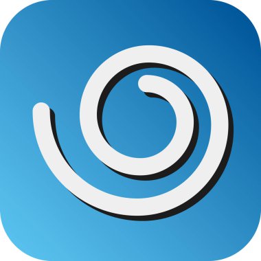 Kişisel ve ticari kullanım için Spiral Vektör Gradyan Arkaplan Simgesi