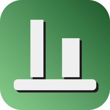 Kişisel ve Ticari Kullanım için Dikey Hizalama Alt Vektör Gradyan Arkaplan Simgesi