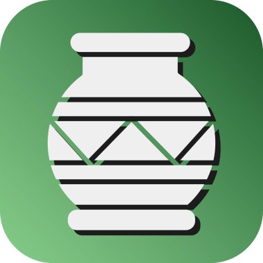 Kişisel ve ticari kullanım için Ot Vektörü Glyph Gradyan Arkaplan Simgesi