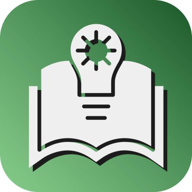 Kişisel ve ticari kullanım için Bilgi Vektörü Glyph Gradyan Arkaplan Simgesi