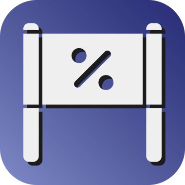 Kişisel ve ticari kullanım için PlaKart Vektörü Gradyan Arkaplan Simgesi