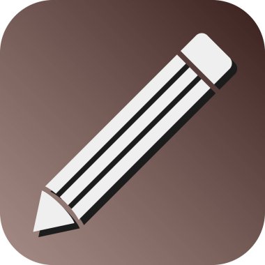 Kişisel ve Ticari Kullanım İçin Kalem Vektörü Gradyan Arkaplan Simgesi