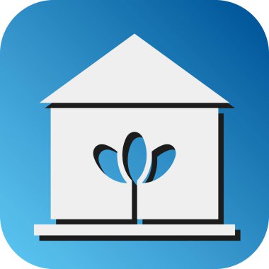 Kişisel ve Ticari Kullanım İçin Sera Vektörü Glyph Gradyan Arkaplan Simgesi