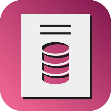 Kişisel ve Ticari Kullanım İçin Veri Vektörü Gradyan Arkaplan Simgesi