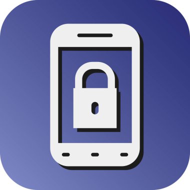 Kişisel ve Ticari Kullanım İçin Erişim Vektörü Glyph Gradyan Arkaplan Simgesi