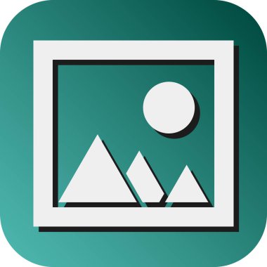 Kişisel ve ticari kullanım için Resim Vektörü Gradyan Arkaplan Simgesi