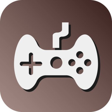 Kişisel ve ticari kullanım için Oyun Vektörü Glyph Gradyan Arkaplan Simgesi