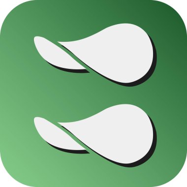 Kişisel ve ticari kullanım için Cipsler Vektör Gradyan Arkaplan Simgesi