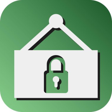 Kişisel ve ticari kullanım için Vektör Kabartma Gradyan Arkaplan Simgesini Kapat