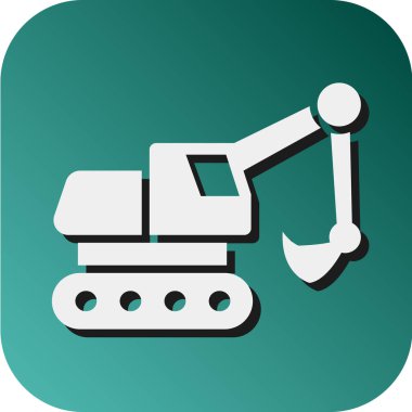 Kişisel ve ticari kullanım için Kazı Vektörü Vektörü Gradyan Arkaplan Simgesi