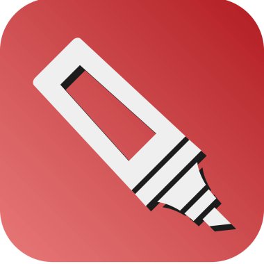 Kişisel ve Ticari Kullanım İçin Vurgulayıcı Vektör Gradyan Arkaplan Simgesi