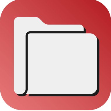 Kişisel ve Ticari Kullanım için Dizin Vektörü Glyph Gradyan Arkaplan Simgesi