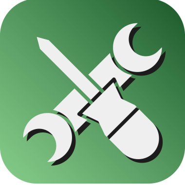 Kişisel ve Ticari Kullanım İçin Araç Vektörü Gradyan Arkaplan Simgesi