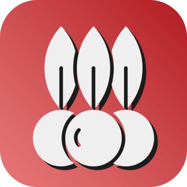 Kişisel ve Ticari Kullanım İçin Böğürtlen Vektörü Gradyan Arkaplan Simgesi