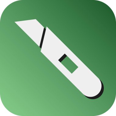 Kişisel ve Ticari Kullanım İçin Yararlı Bıçak Vektör Grafik Arkaplan Simgesi