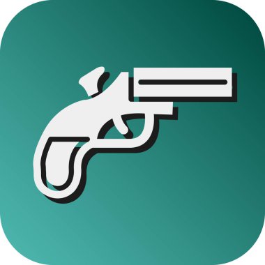 Kişisel ve ticari kullanım için İşaret Vektörü Glyph Gradyan Arkaplan Simgesi