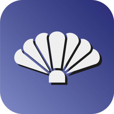 Kişisel ve ticari kullanım için Kabuk Vektörü Gradyan Arkaplan Simgesi