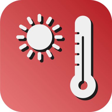 Kişisel ve ticari kullanım için Hot Vector Glyph Gradyan Arkaplan Simgesi