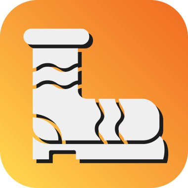 Kişisel ve ticari kullanım için Önyükleme Vektörü Glyph Gradyan Arkaplan Simgesi